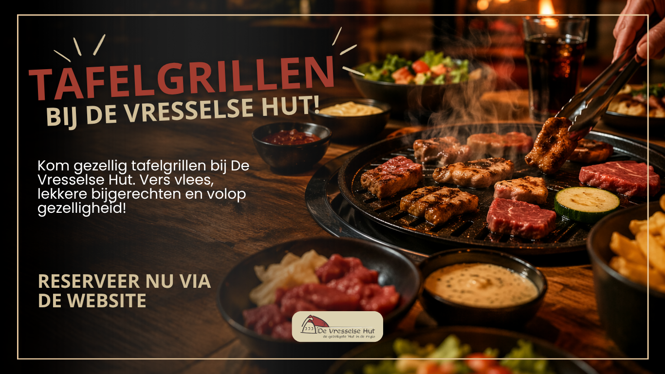 tafelgrillen bij De Vresselse Hut